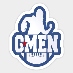 GMEN CERTIFIED WITH LOGO IN FRONT Sticker